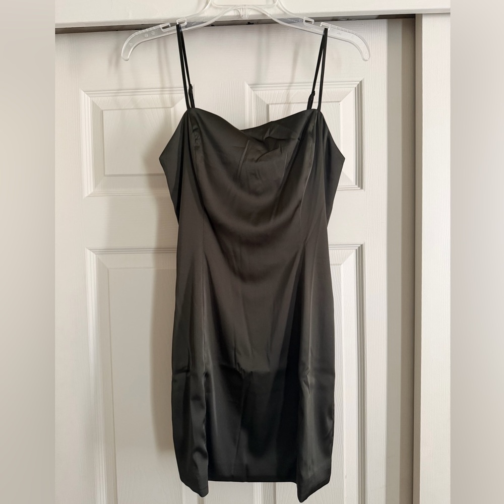 Aritzia Sunday Best Satin Mini Dress